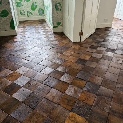 Antique Oak restored tiles