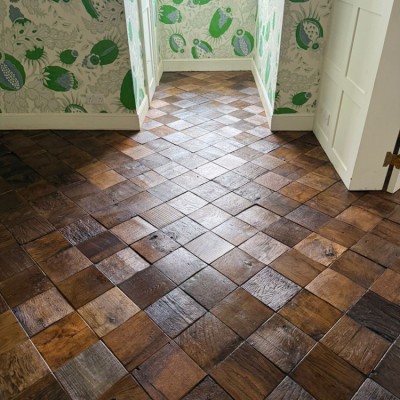 Antique Oak restored tiles