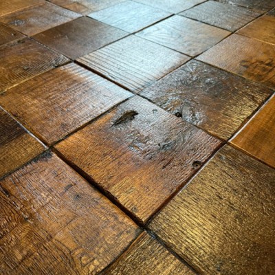 Antique Oak restored tiles