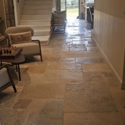 Antique dalle de Bourgogne French flooring 