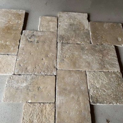 Antique dalle de Bourgogne French flooring 