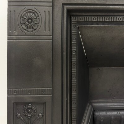 Antique Cast Iron Combination Fireplace