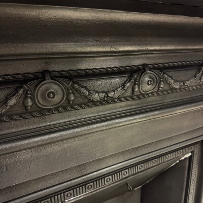 Antique Cast Iron Combination Fireplace