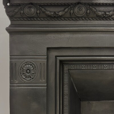 Antique Cast Iron Combination Fireplace
