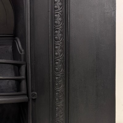 Antique Victorian Cast Iron Arched Insert