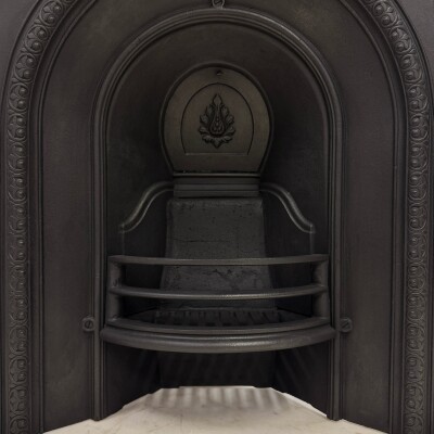 Antique Victorian Cast Iron Arched Insert