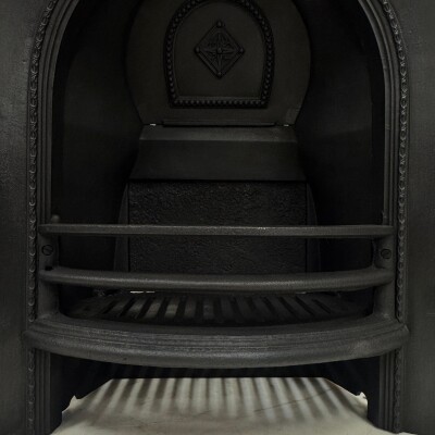 Antique Victorian Cast Iron Arched Insert