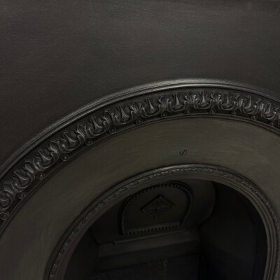 Antique Victorian Cast Iron Arched Insert