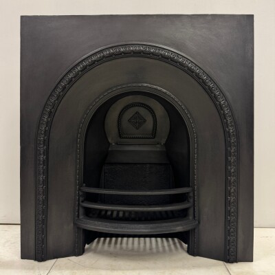 Antique Victorian Cast Iron Arched Insert