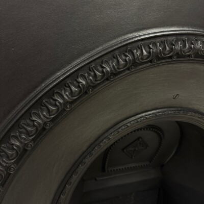 Antique Victorian Cast Iron Arched Insert