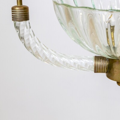 Art Deco Murano Glass Light by Ercole Barovier