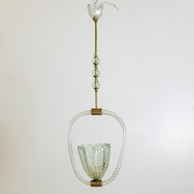 Art Deco Murano Glass Light by Ercole Barovier