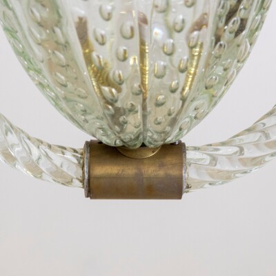 Art Deco Murano Glass Light by Ercole Barovier