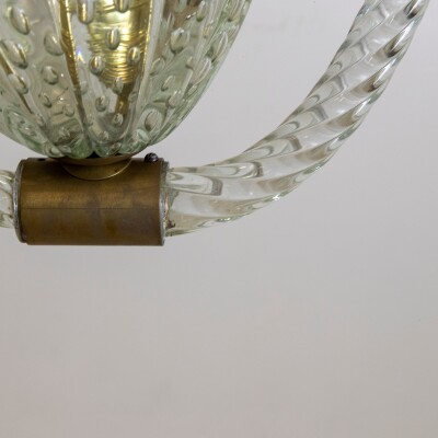 Art Deco Murano Glass Light by Ercole Barovier