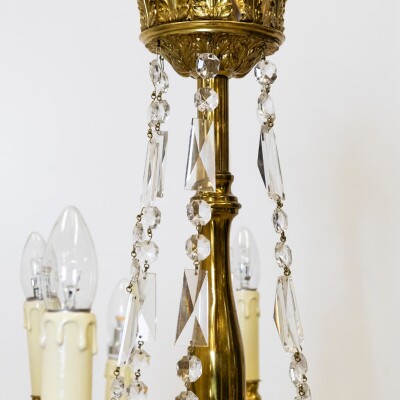 Antique French Crystal Chandelier | 12 Arm