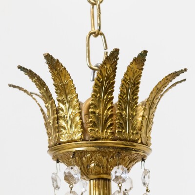Antique French Crystal Chandelier | 12 Arm