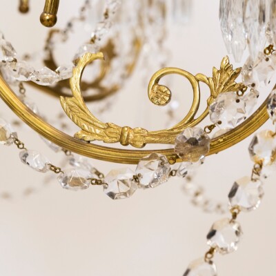 Antique French Crystal Chandelier | 12 Arm