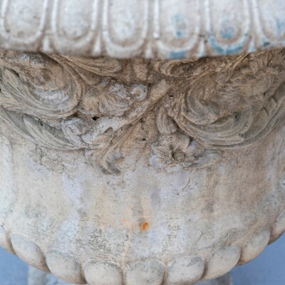 Antique Stoneware Ornate Urn