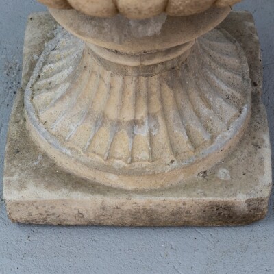 Antique Stoneware Ornate Urn