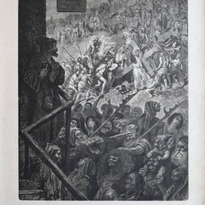 12 Folio Plates from 1866 The Legend of the Wandering Jew after Gustave Doré (14 x 20 in)