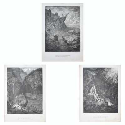 12 Folio Plates from 1866 The Legend of the Wandering Jew after Gustave Doré (14 x 20 in)