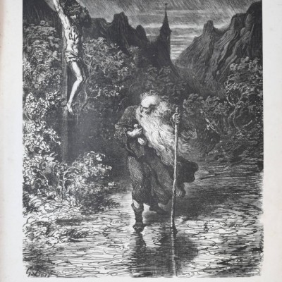 12 Folio Plates from 1866 The Legend of the Wandering Jew after Gustave Doré (14 x 20 in)