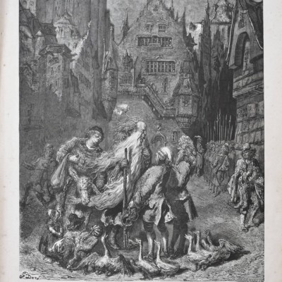 12 Folio Plates from 1866 The Legend of the Wandering Jew after Gustave Doré (14 x 20 in)