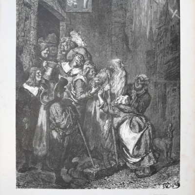 12 Folio Plates from 1866 The Legend of the Wandering Jew after Gustave Doré (14 x 20 in)