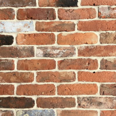 Reclaimed Farmhouse Blend Brick Slips - Cut From Real Reclaimed Bricks