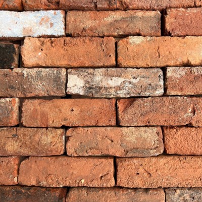 Reclaimed Farmhouse Blend Brick Slips - Cut From Real Reclaimed Bricks