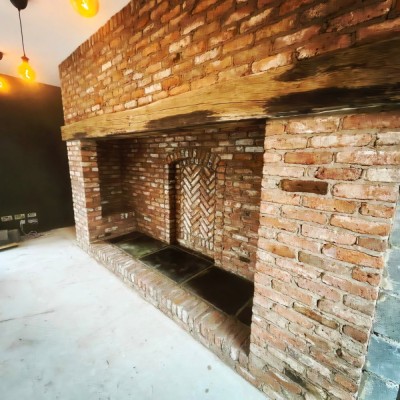 Reclaimed Tudor Handmade Brick Slips - Cut From Real Reclaimed Bricks
