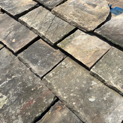 Reclaimed Yorkshire Stone Roof Tiles - Per Ton