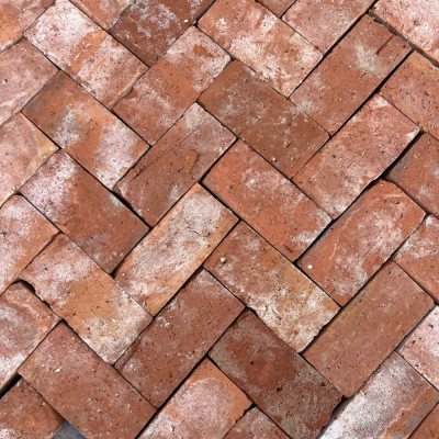 Reclaimed 2" Orange Wirecut Brick