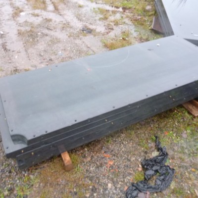 Reclaimed slate slabs 