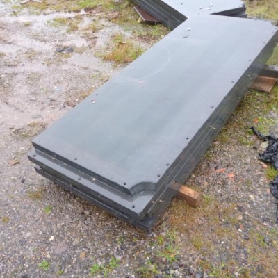 Reclaimed slate slabs 