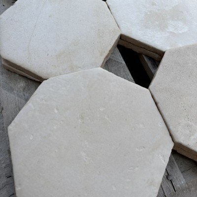 Antique French in Cabochon Black and Bourgogne stone