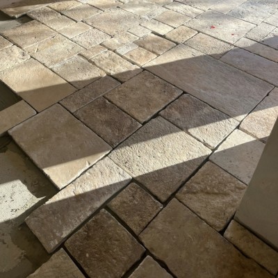 Antique Dalle de Bourgogne, Old French Limestones 