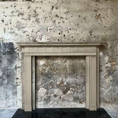 Reclaimed Georgian Portland Stone Fireplace