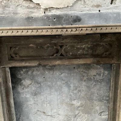 Antique Stone Fireplace