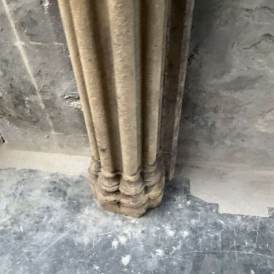 Antique Stone Fireplace