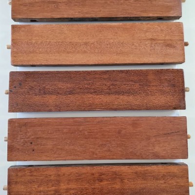 Reclaimed hardwood parquet flooring - Keruing or Iroko