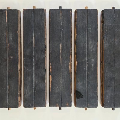 Reclaimed hardwood parquet flooring - Keruing or Iroko