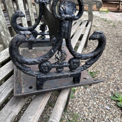 Cast iron boot scraper