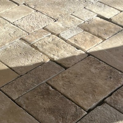 Antique pierre de Bourgogne, Limestone flagstones