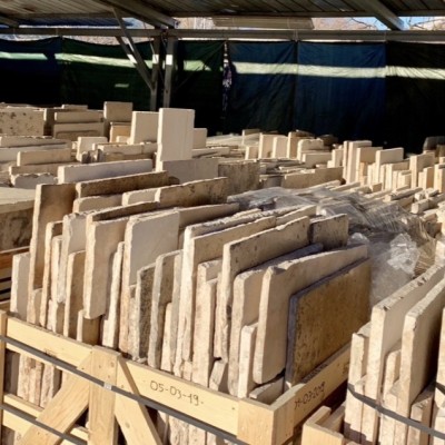 Antique pierre de Bourgogne, Limestone flagstones