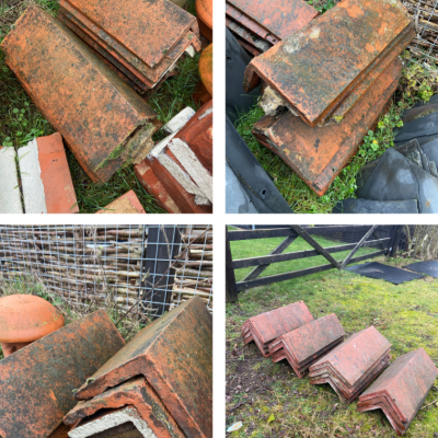 Reclaimed Roof Ridge Tiles – 39 Available