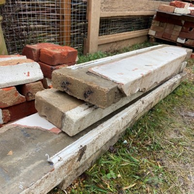Reclaimed Concrete Lintels – Various sizes, 4 available