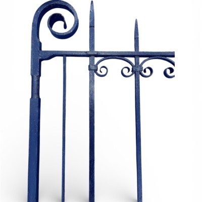 Very Heavy Duty Large 16ft Wide Set of Ornate c1900 Wrought Iron Gates