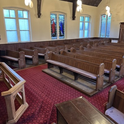 Reclaimed Solid Timber Church Pews – Various Sizes (5ft–10ft Available) BARNSLEY
