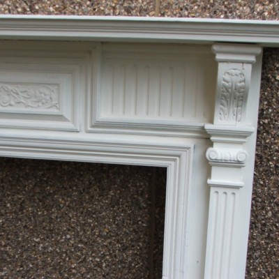 Solid oak Victorian fire surround